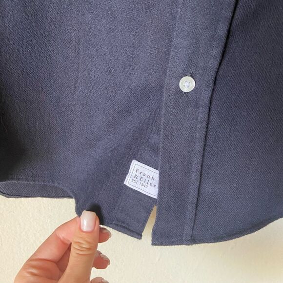 Frank & Eileen Black Barry Shirt Button Down Flanel Size S - Picture 12 of 13
